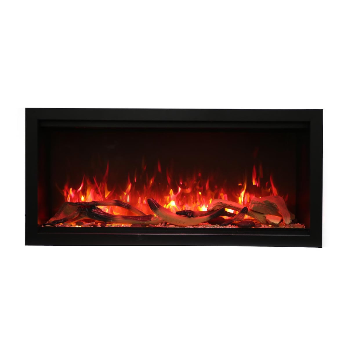 Amantii 42" Symmetry Lumina Electric Fireplace | WiFi is compatible to connect and control the fireplace from your smartphone with the use of our app