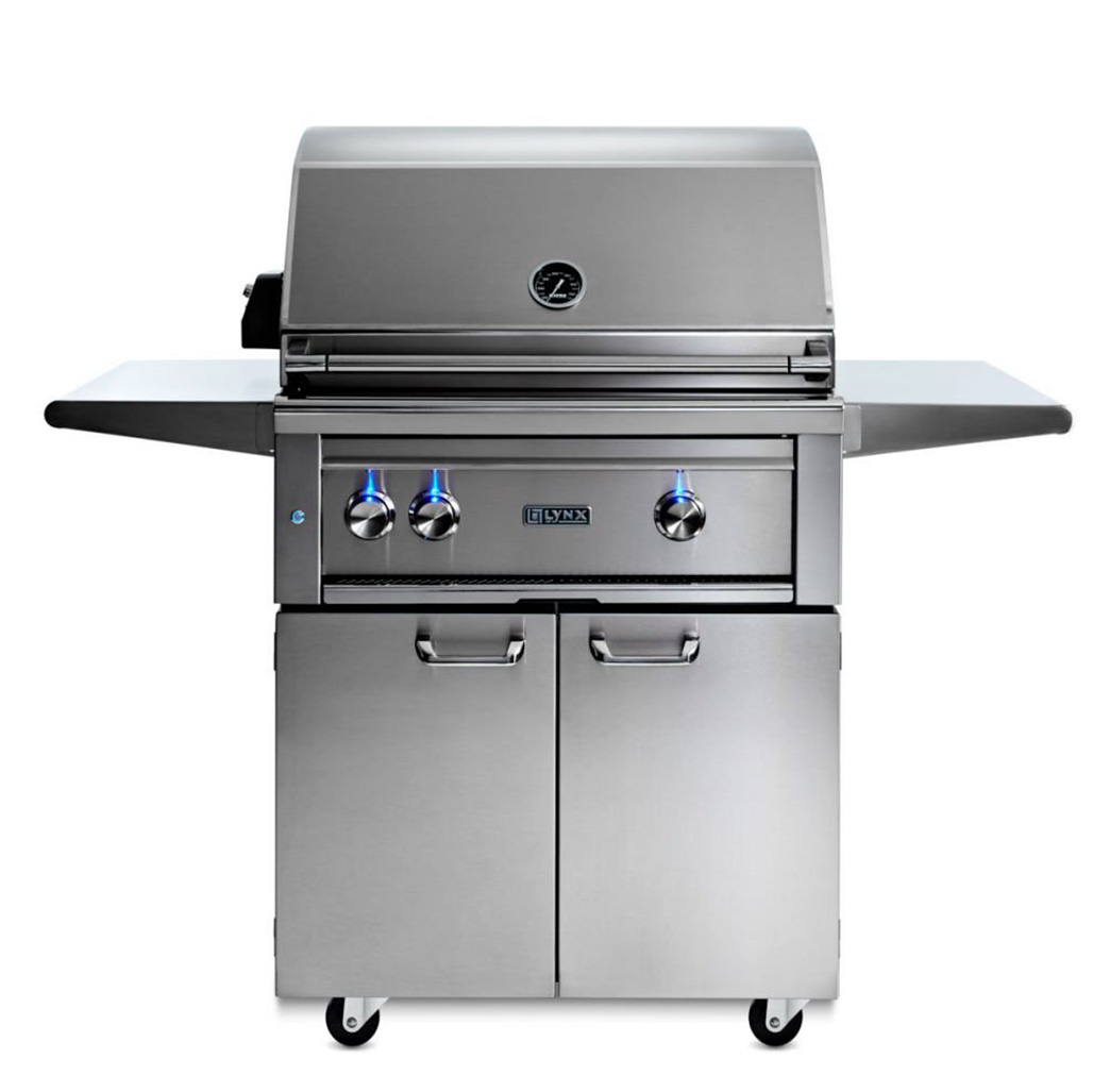Lynx Grills 30" Professional Freestanding Grill with Infrared Burners | Smooth opening—fluid rotation handle