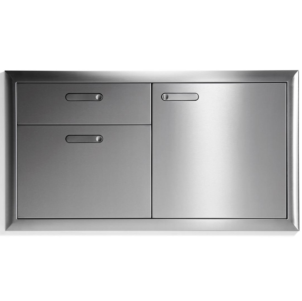 Lynx Grills 42" Ventana Door Drawer Combo | Unique elegance—part of the Ventana Collection, the finest storage solutions for outdoor kitchens