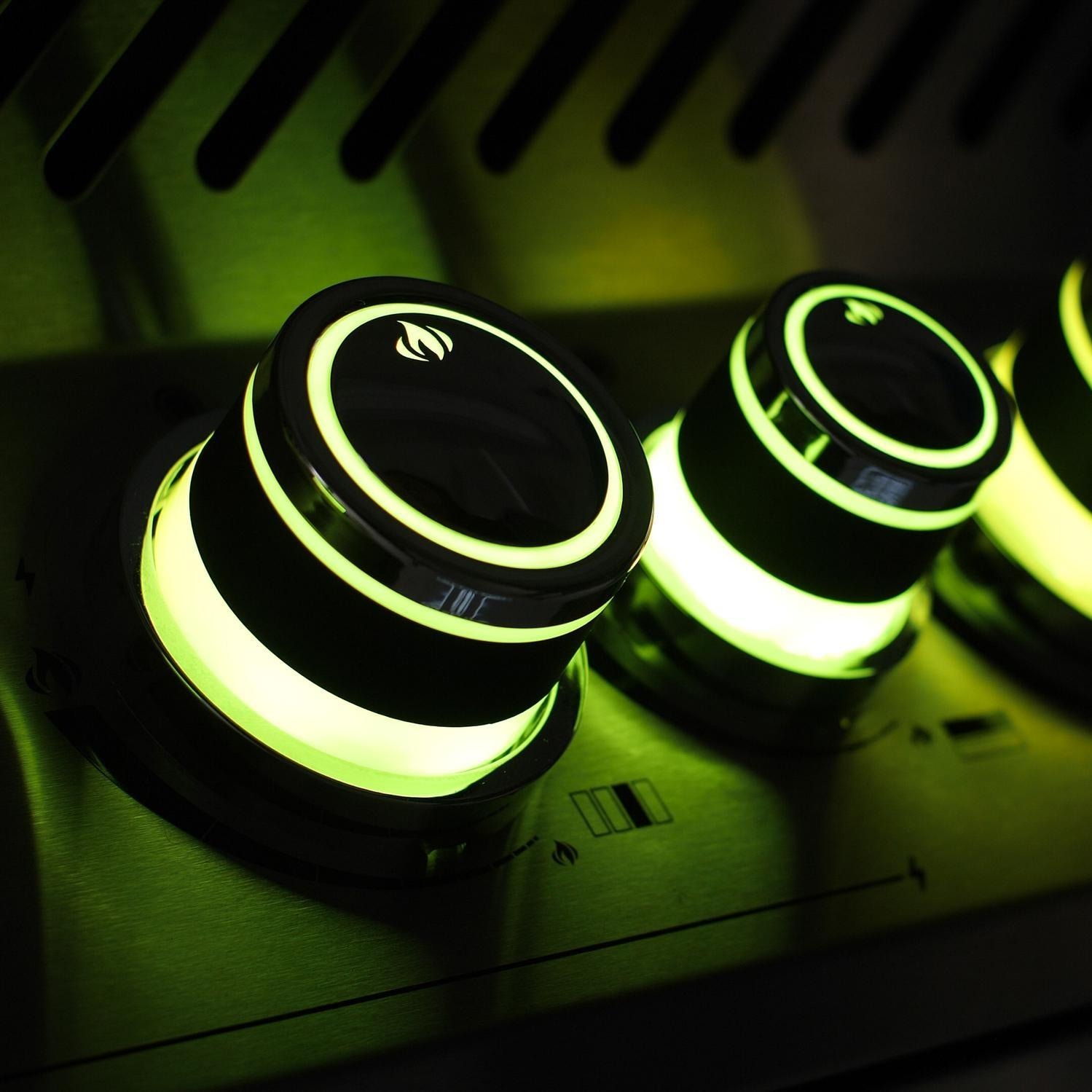 Napoleon Built-In Prestige Pro 500 RB Gas Grill | Yellow LED Lighting