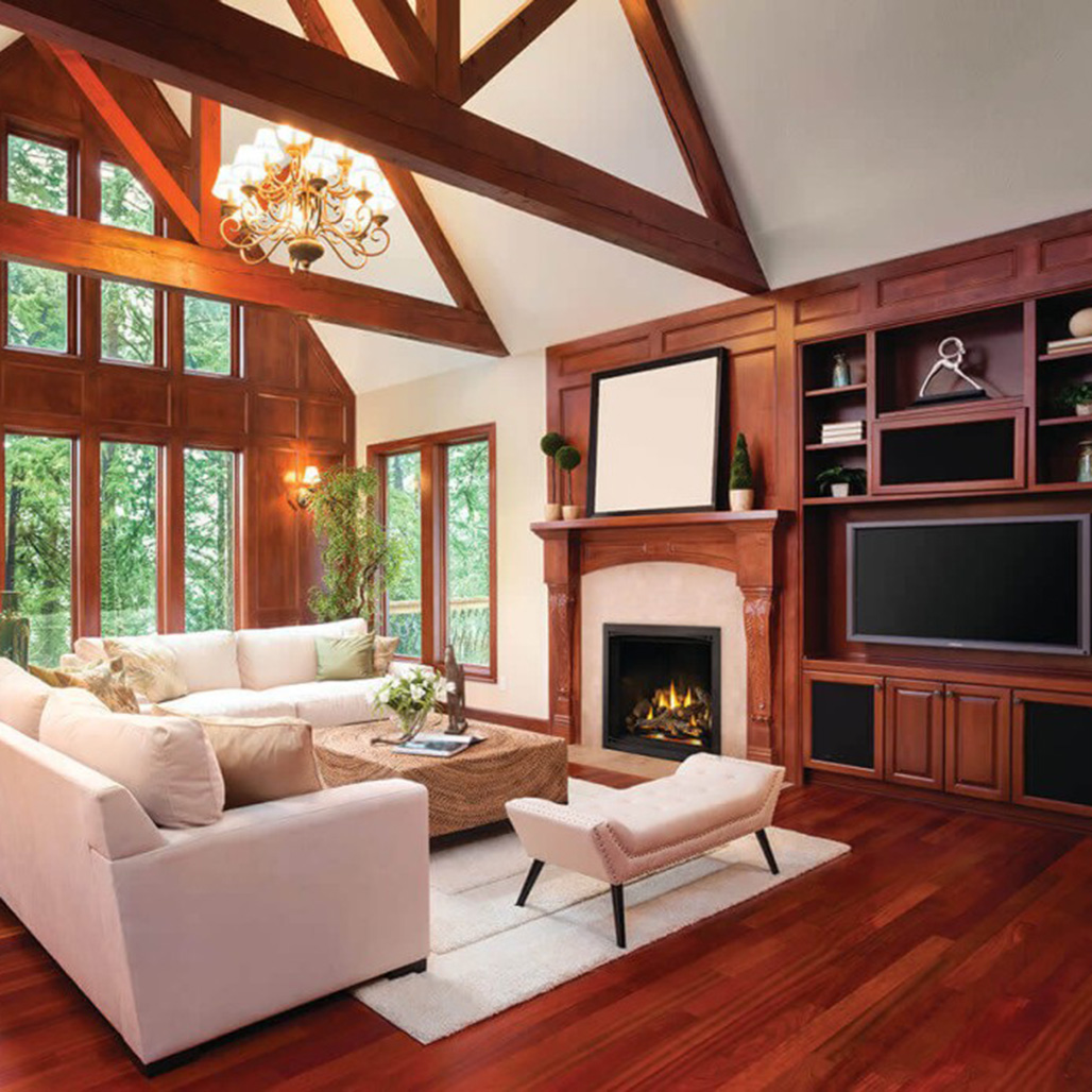 Napoleon Elevation X 36" Direct Vent Gas Fireplace | Clean Face Design with Full Firebox Flame