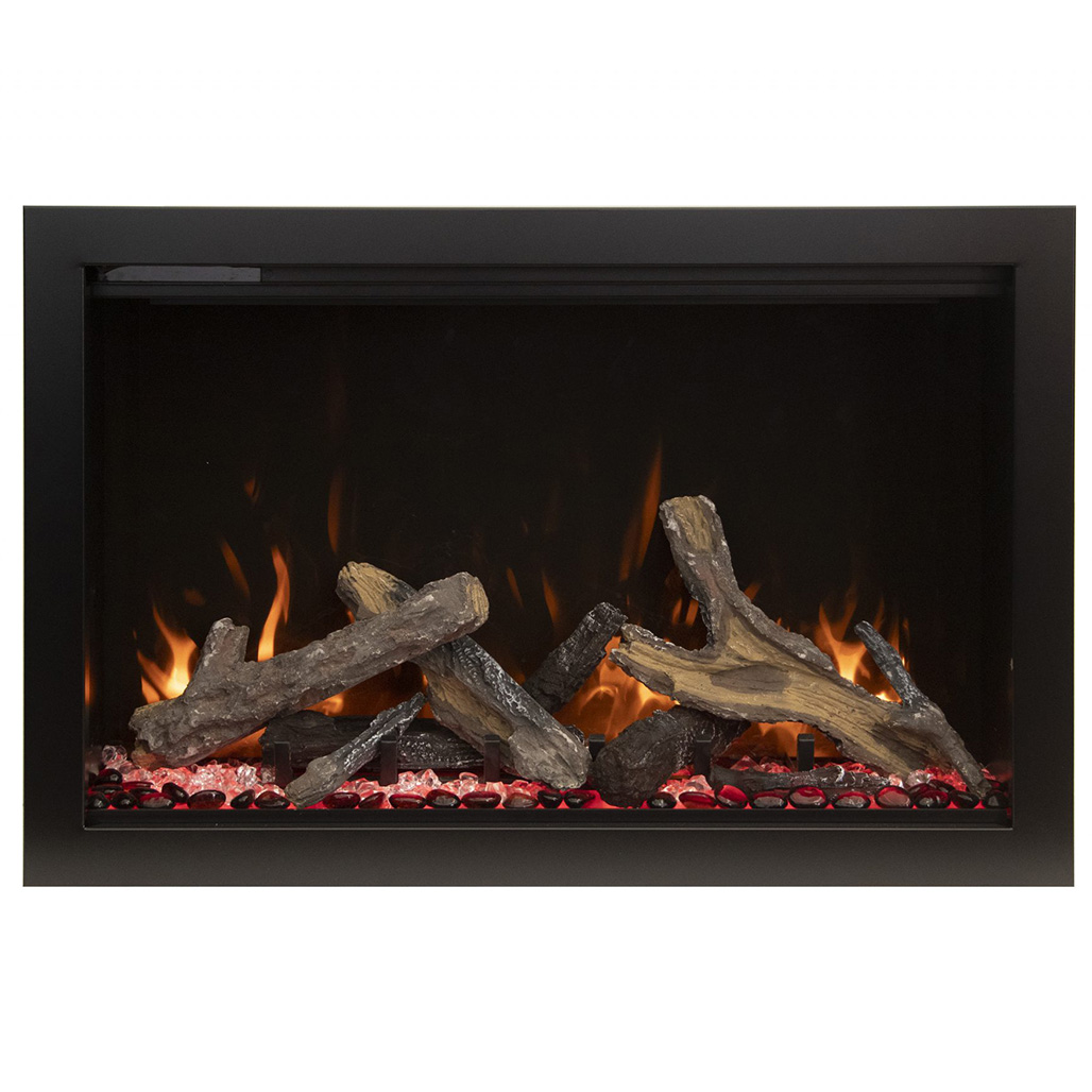 Amantii TRD 44" Traditional Lumina Electric Fireplace | Experience a more captivating and lifelike flame effect, as the Lumina line incorporates advanced technology for a visually stunning and sophisticated display.