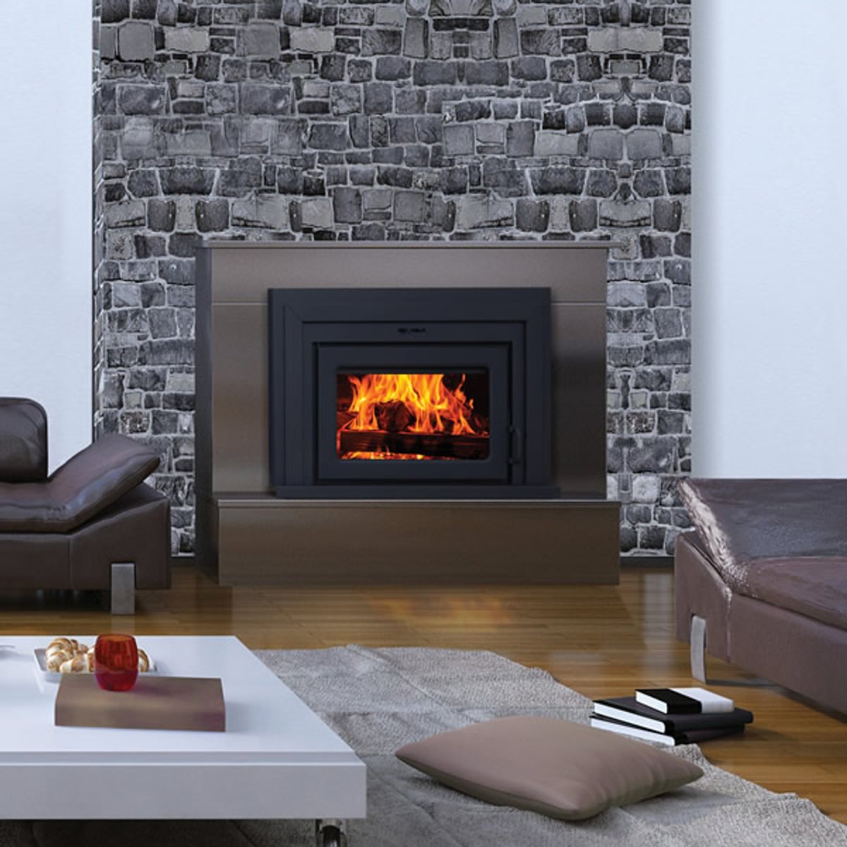 Supremoシュプレモ Supreme Fusion 18 Wood Burning Fireplace Insert | Embers Living