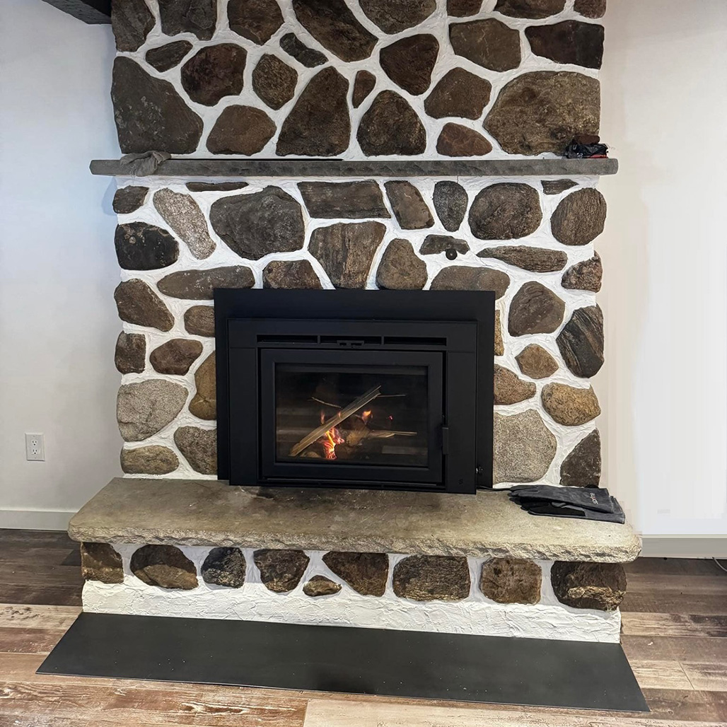 Supreme Fusion 24 Wood Burning Fireplace Insert | Dual blower system