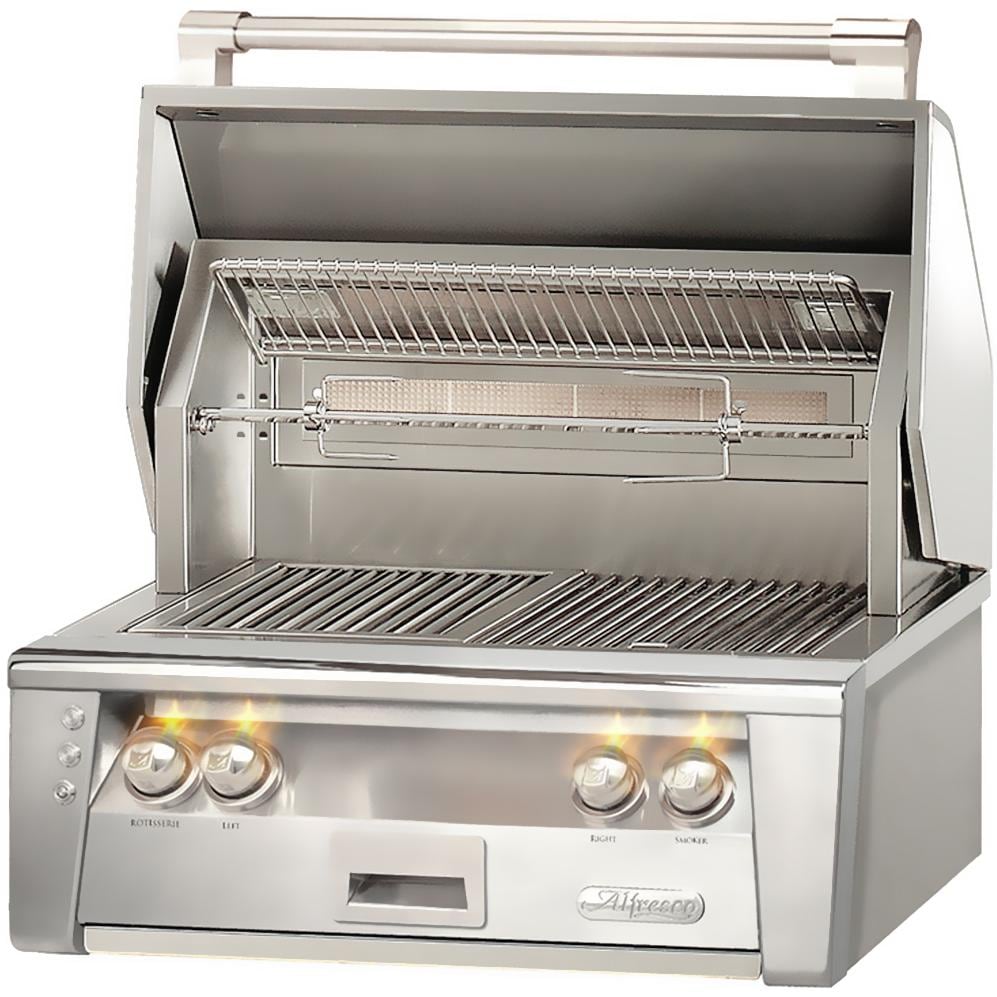 Alfresco Grills 30" Standard Built-In Gas Grill | Two 18-SR stainless steel high-performance Accufire™ main burners
