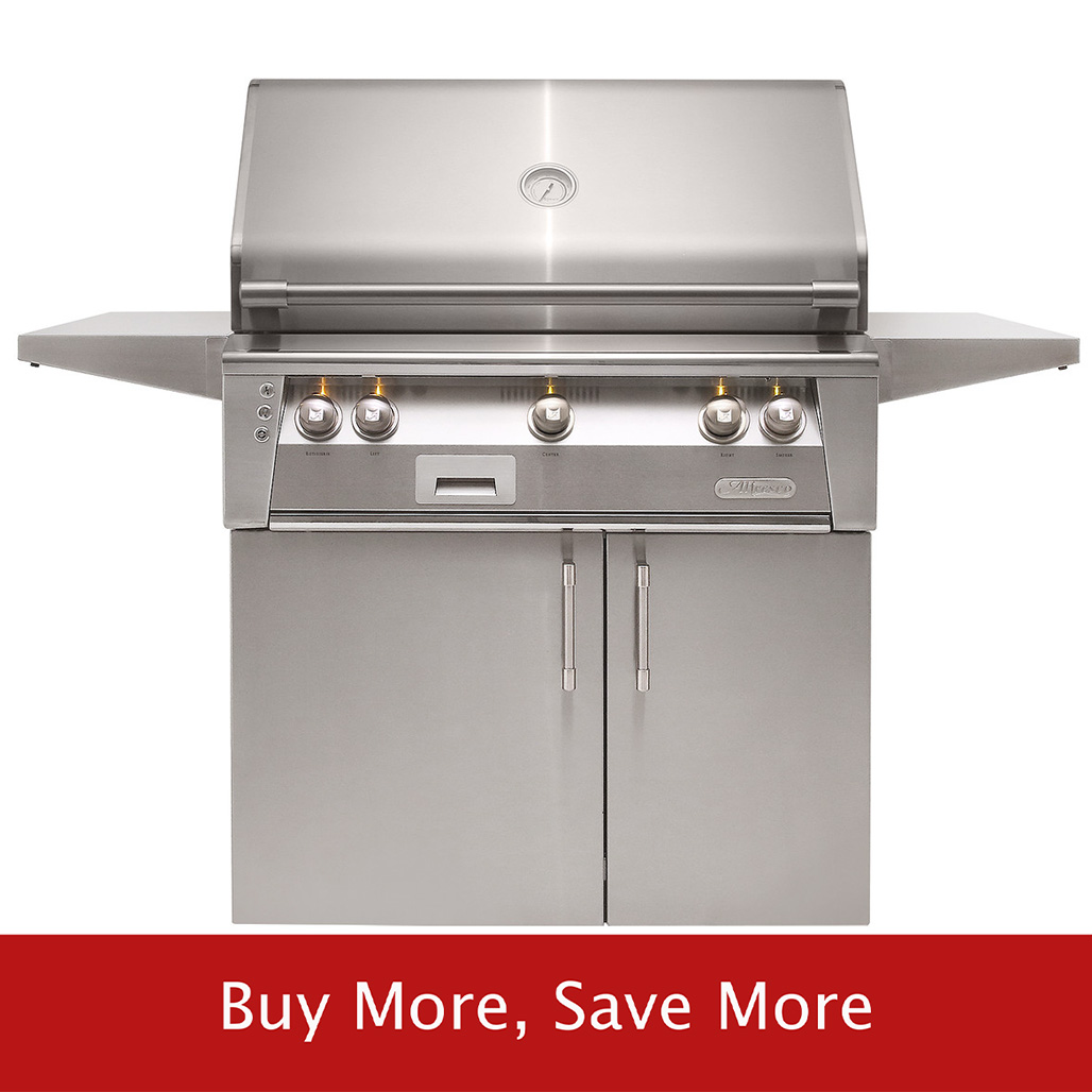 Alfresco Grills 36" Sear Zone Gas Grill on Cart | Promo Ends December 31st.