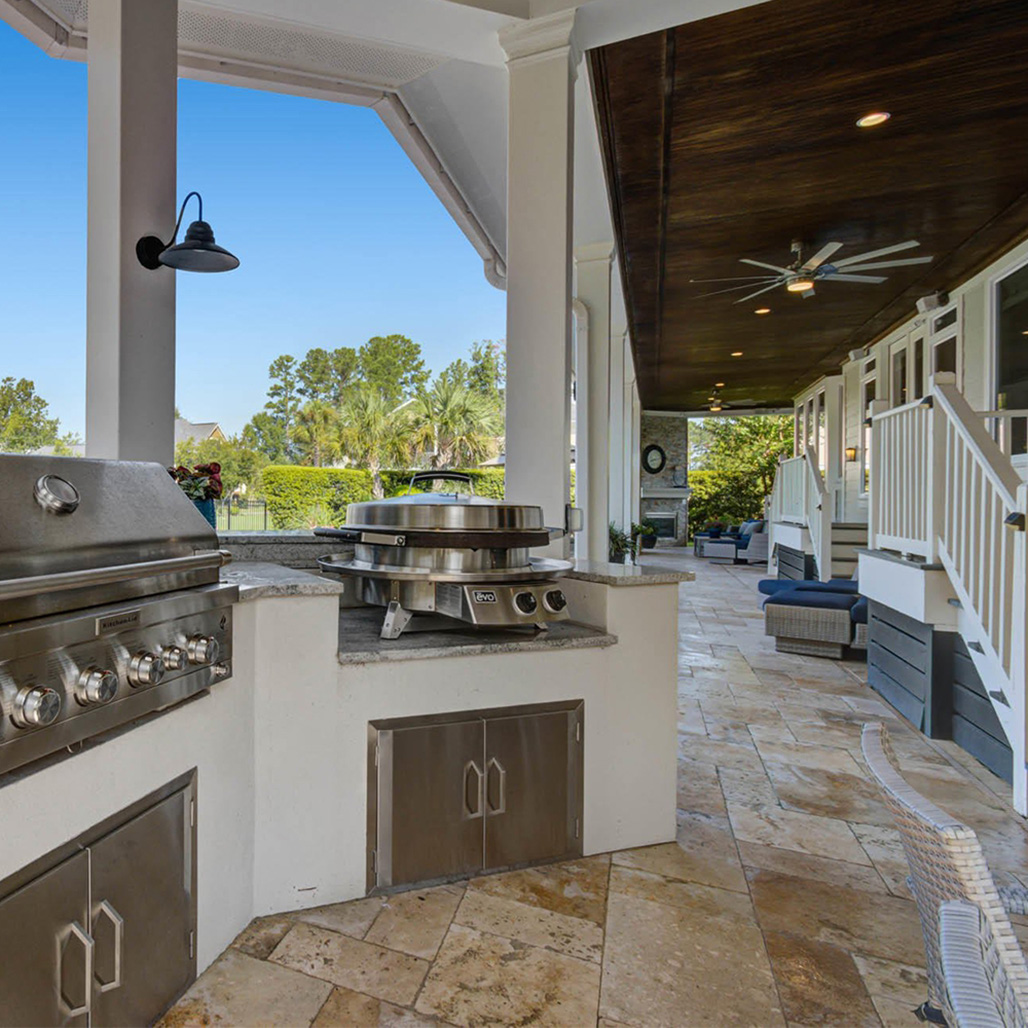 Evo 30" Professional Tabletop Gas Cooktop with Seasoned Cooksurface | Designed for outdoor setup on patios and decks