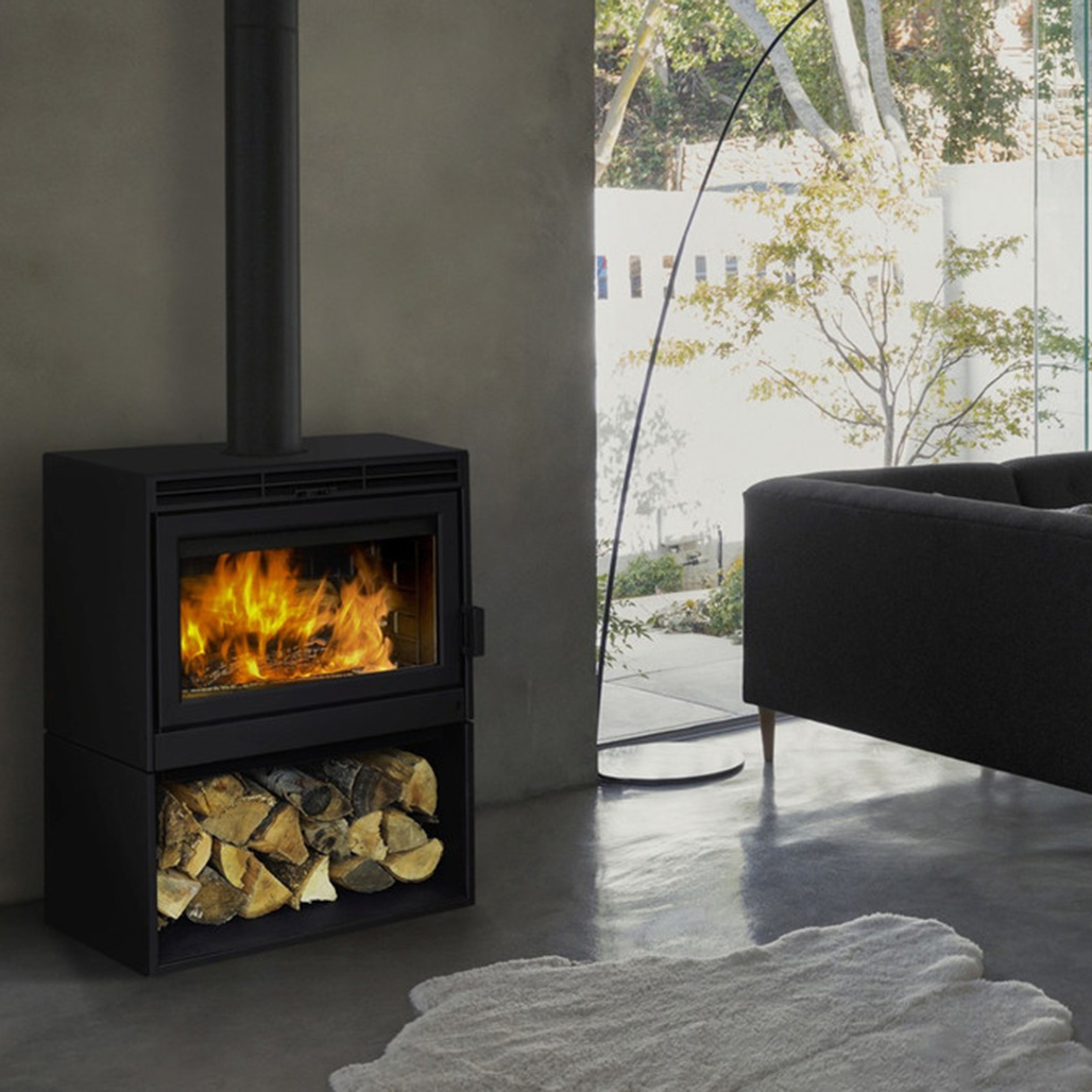 Supreme Novo 38 Free Standing Wood Burning Stove | Premium quality blower (130 cfm)