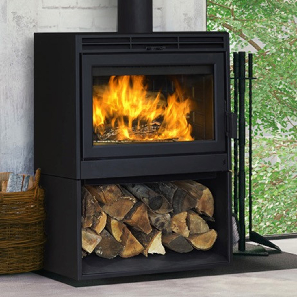 Supreme Novo 38 Free Standing Wood Burning Stove | Patented variable secondary air control