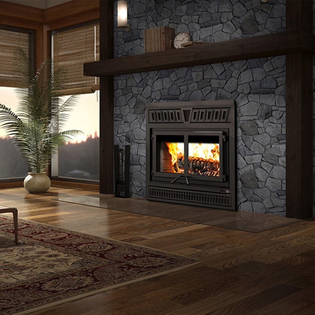 Valcourt Waterloo Square Wood Burning Insert | Embers Living