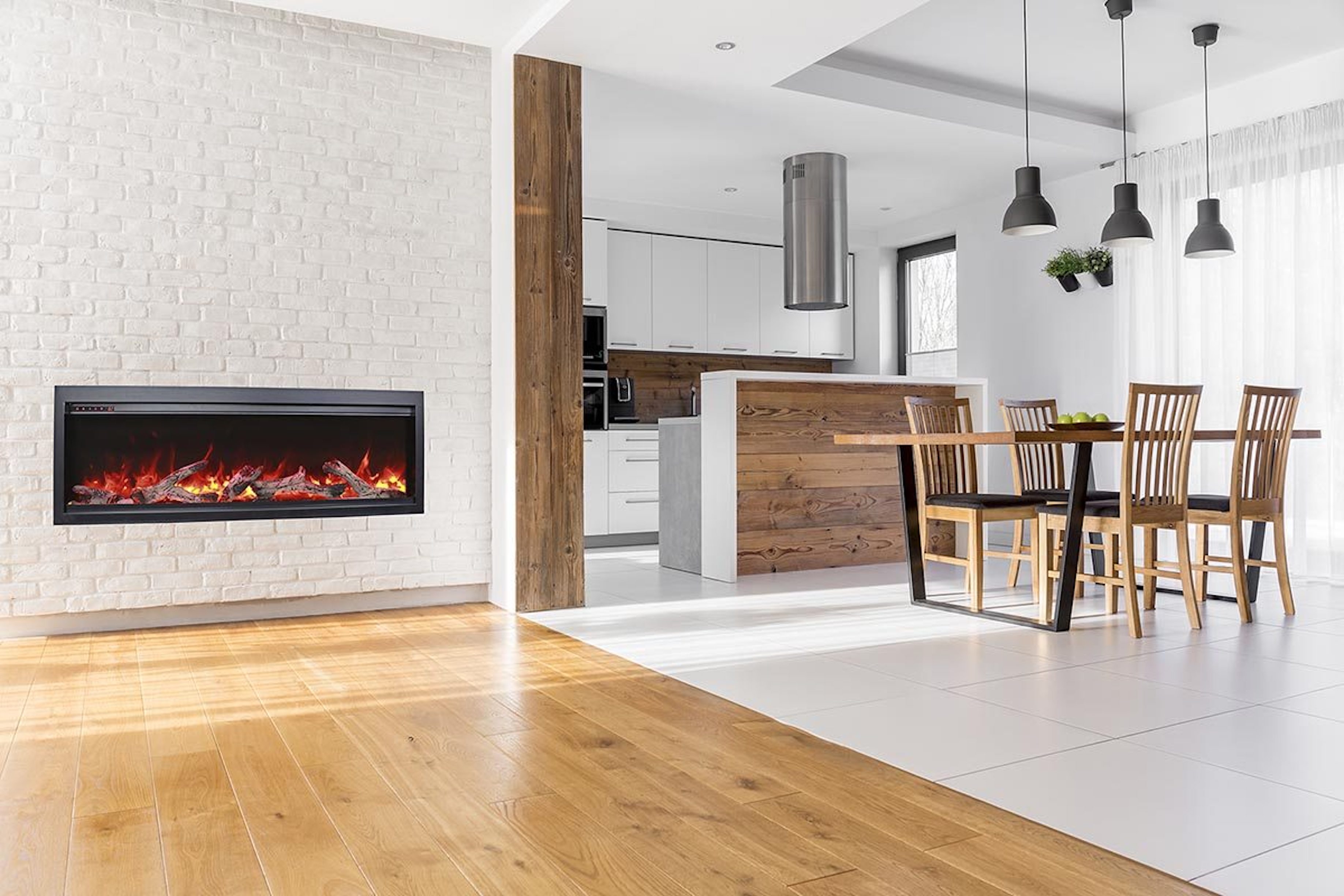 Amantii Symmetry Electric Fireplace - Thumbnail 3