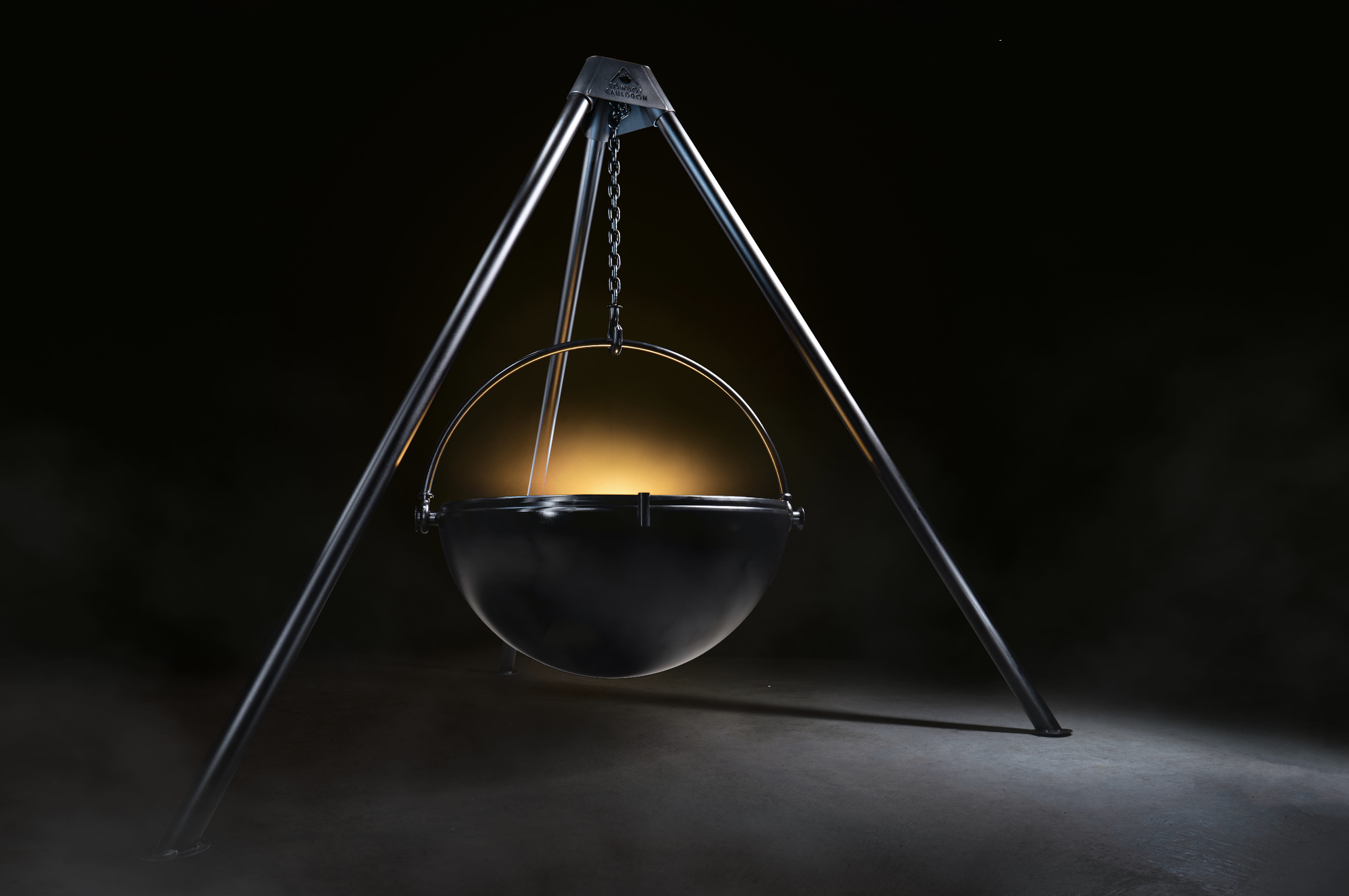 Cowboy Cauldron The Urban Cowboy Outdoor Fire Pit and Grill | Frames are zinc-treated, then powder coated for maximum weather resistance.