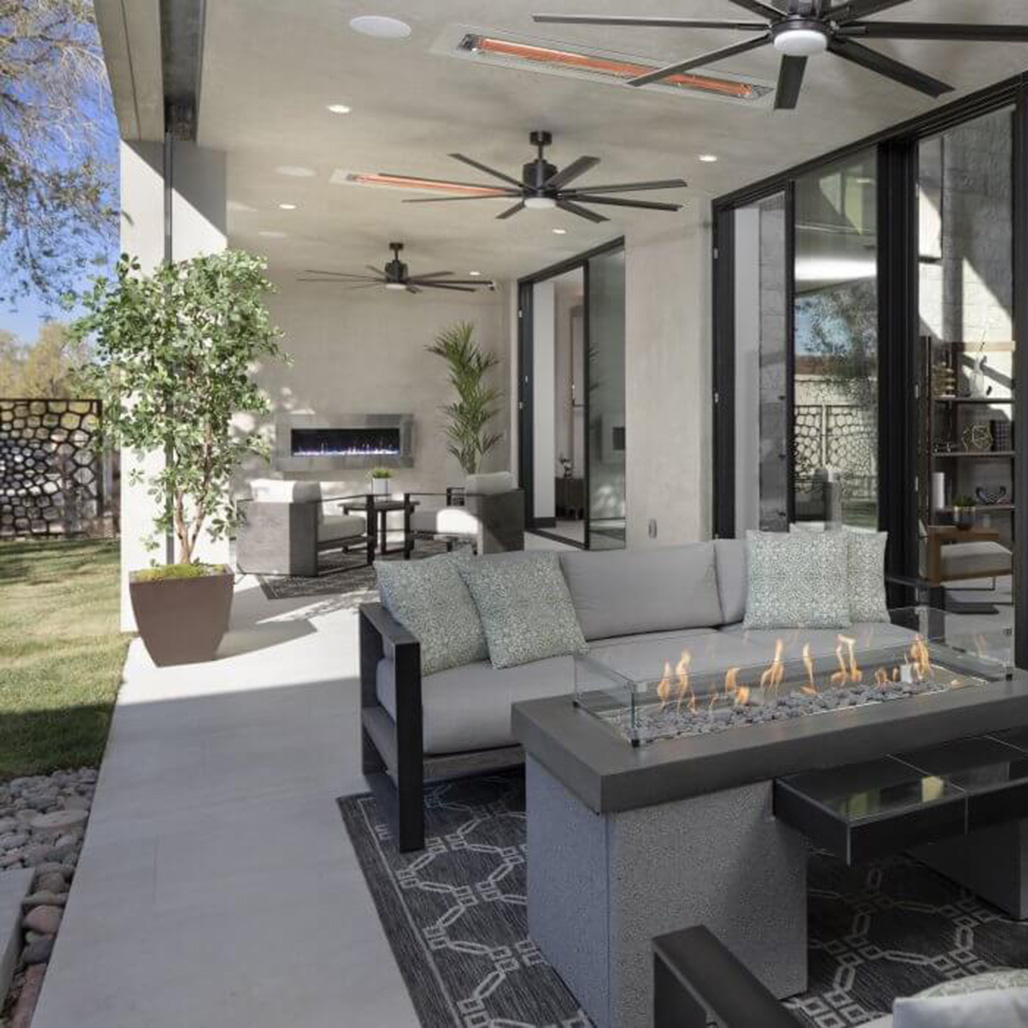 Infratech W Series 1500 Watt 33" Outdoor Electric Heater | Outdoor Heating