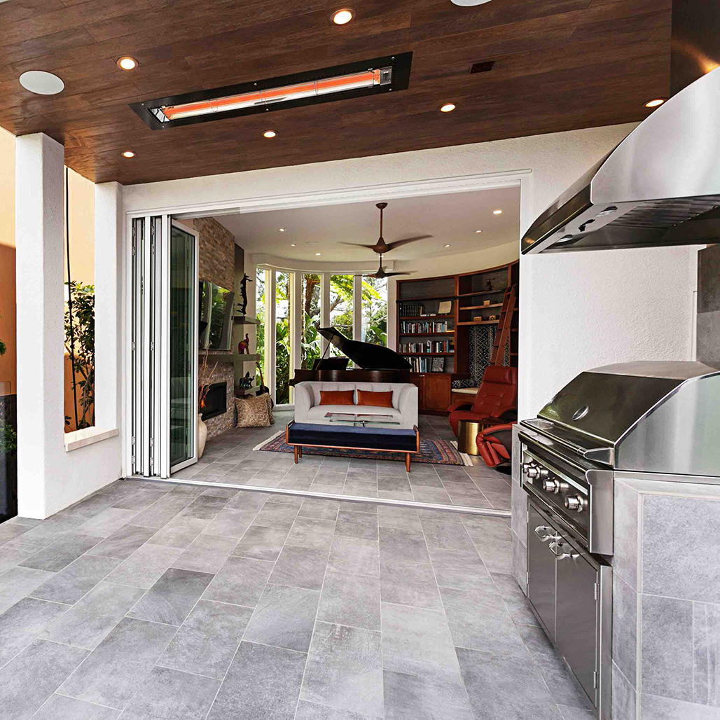 Infratech W Series 2000 Watt 39" Outdoor Electric Heater | Outdoor Kitchen Heaters