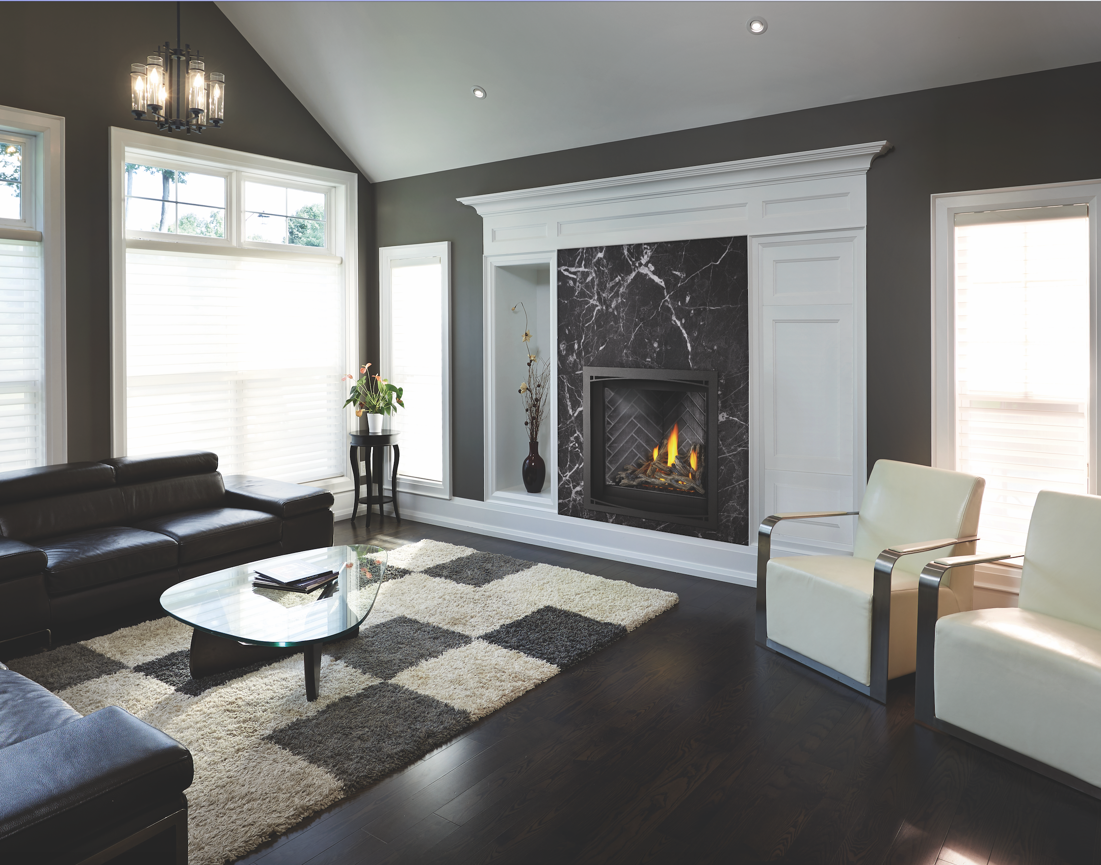 Napoleon Altitude X 42" Direct Vent Gas Fireplace | Traditional Gas Fireplace