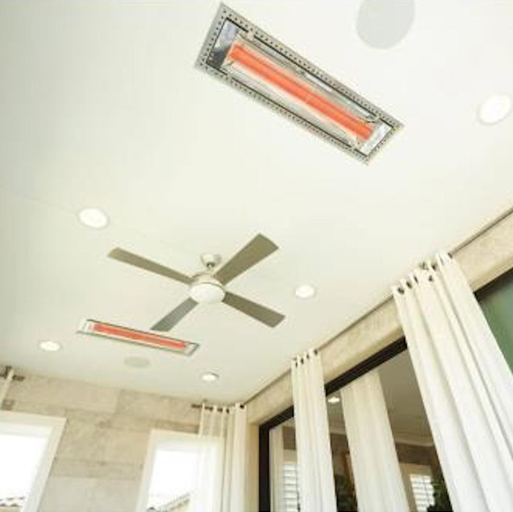 Infratech WD Series 3000 Watt 33" Outdoor Electric Heater - Dual Element | Outdoor or Indoor use