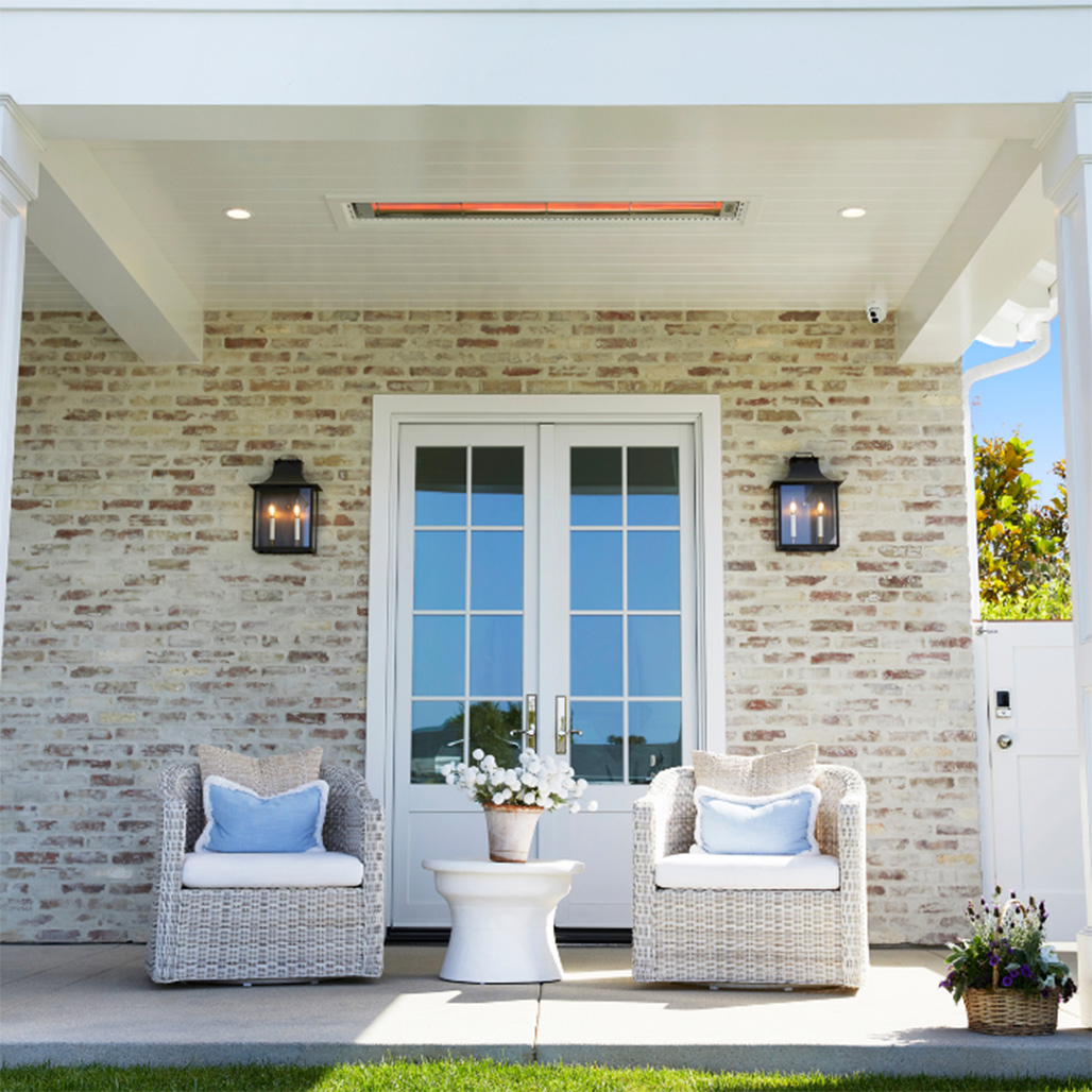 Infratech WD Series 3000 Watt 33" Outdoor Electric Heater - Dual Element | Powerful Outdoor Heaters