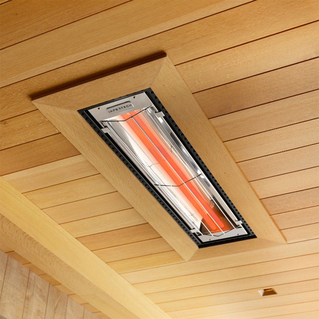 Infratech WD Series 5000 Watt 39" Outdoor Electric Heater - Dual Element | Custom Powder Coating available in White, Almond, Beige, Bronze and Black