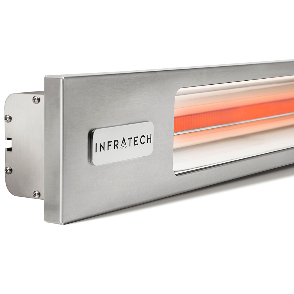 Infratech Slimline Series 4000 Watt 63" Outdoor Electric Heater - Single Element | Bronze Anodized Aluminum Housing