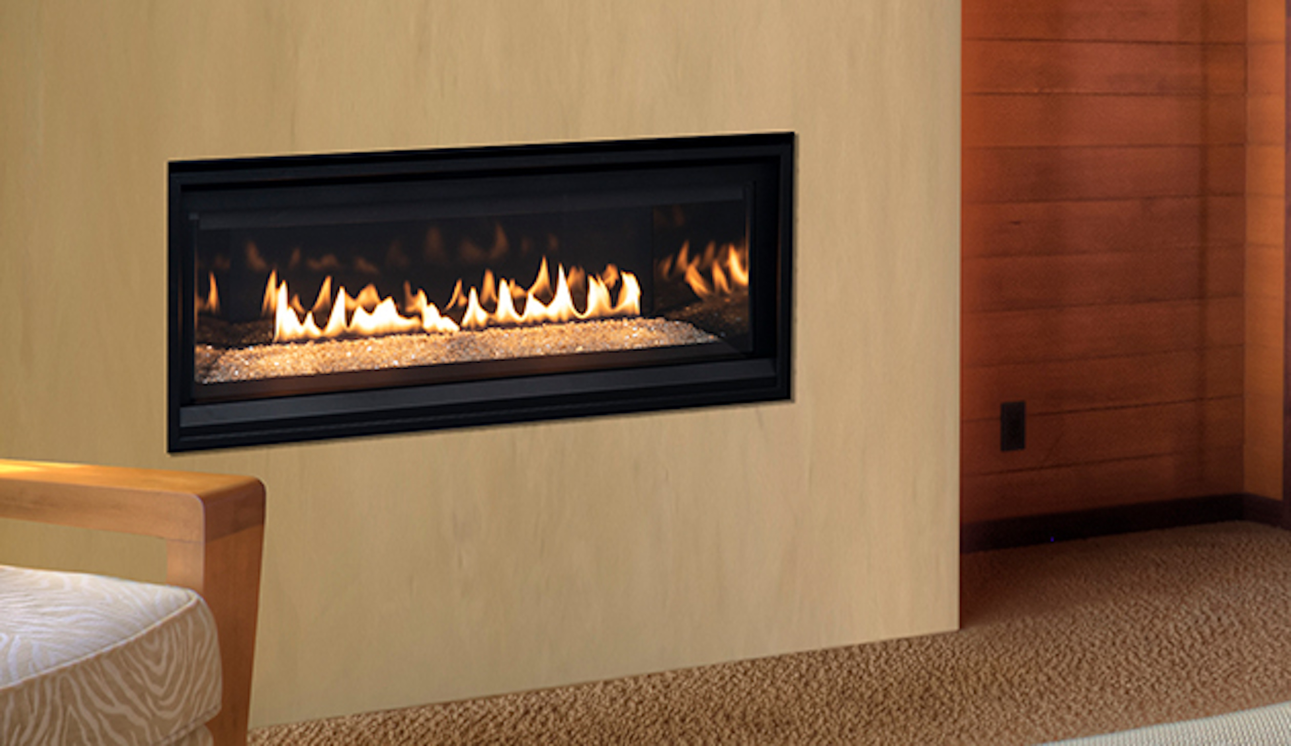 Superior 45" Contemporary Linear Direct Vent Gas Fireplace