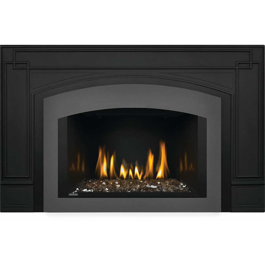 Napoleon Oakville 3 Series Glass Direct Vent Gas Insert | Embers
