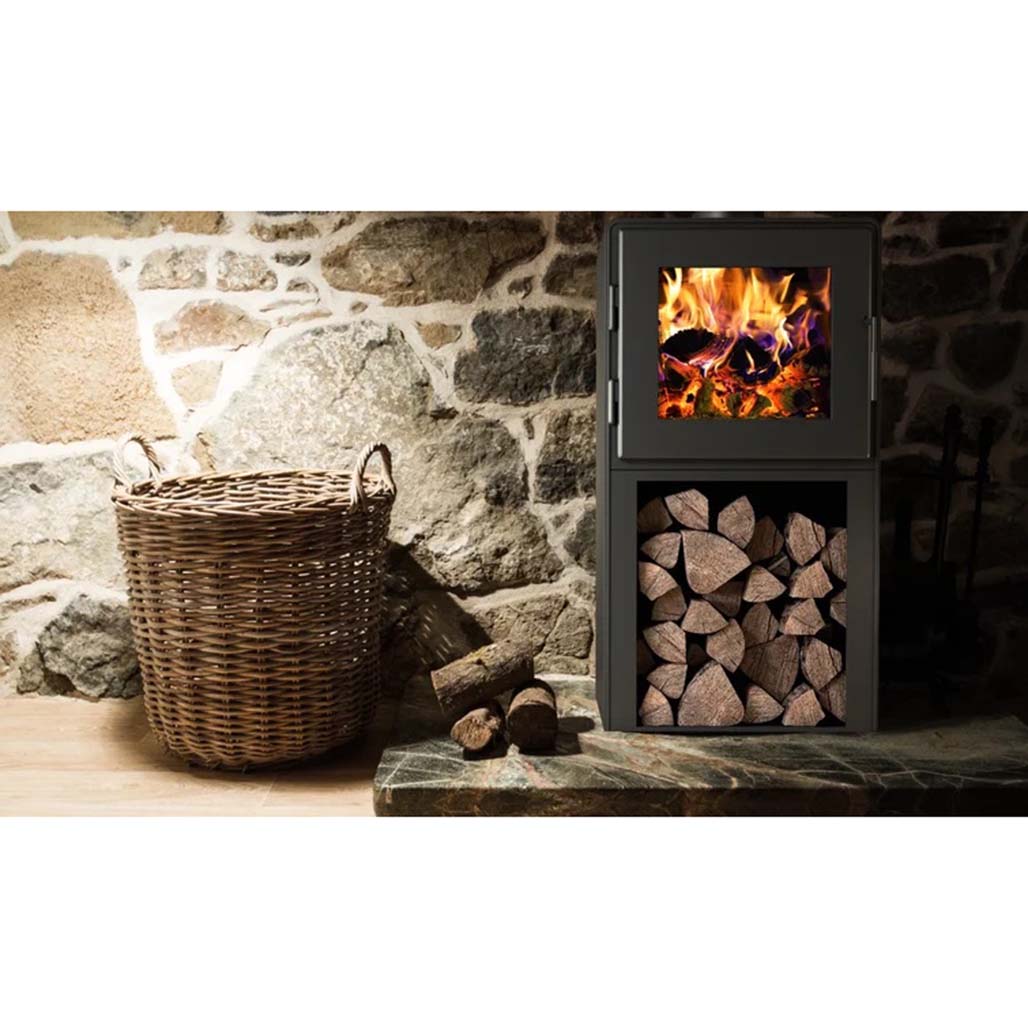 MF Fire Nova 2 Wood Burning Stove with Tower| Embers Living