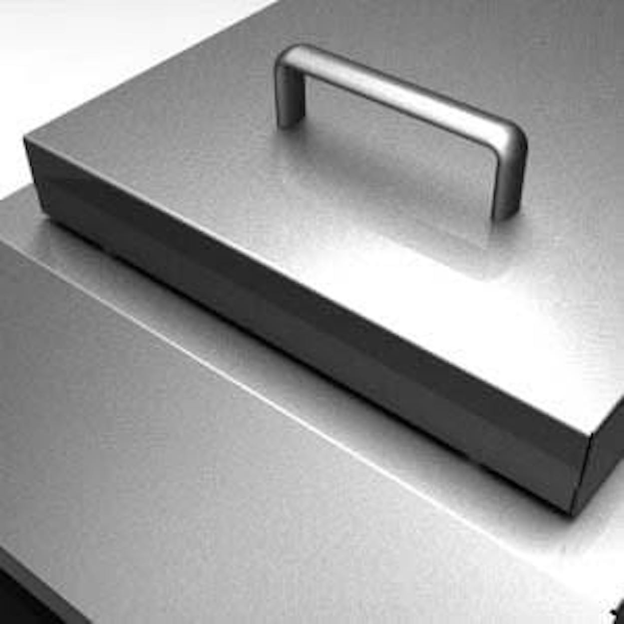 Hestan 12" Outdoor Double Side Burner - AGB Series | Stainless Steel Top Cover