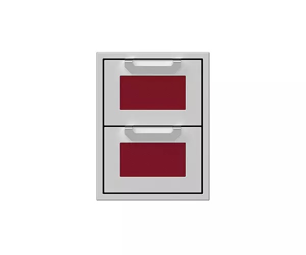 Hestan 16" Outdoor Double Storage Drawer | Tin Roof