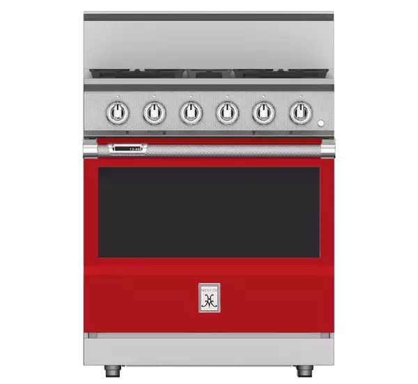 Hestan 30" KRD Series Dual Fuel 4 Burner Range - Matador