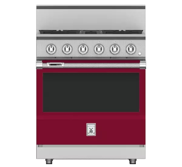 Hestan 30" KRD Series Dual Fuel 4 Burner Range - Tin Roof