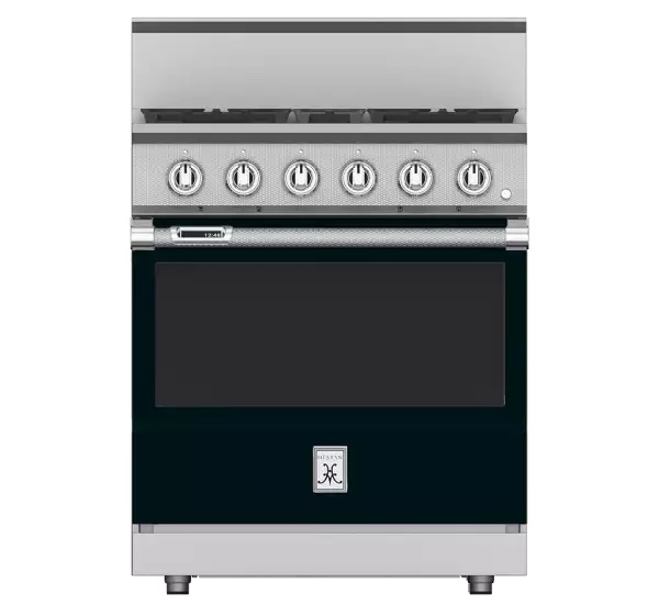 Hestan 30" KRD Series Dual Fuel 4 Burner Range - Stealth