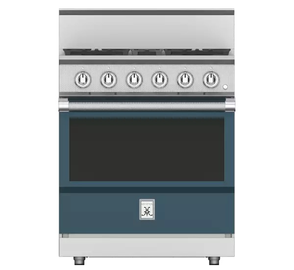 Hestan 30" KRG Series 4 Burner Gas Range - Pacific Fog