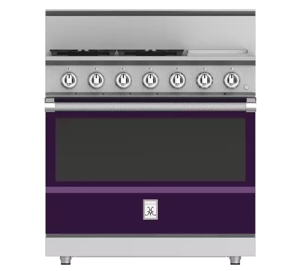 Hestan 36" KRG Series Gas Range - Lush with Griddle