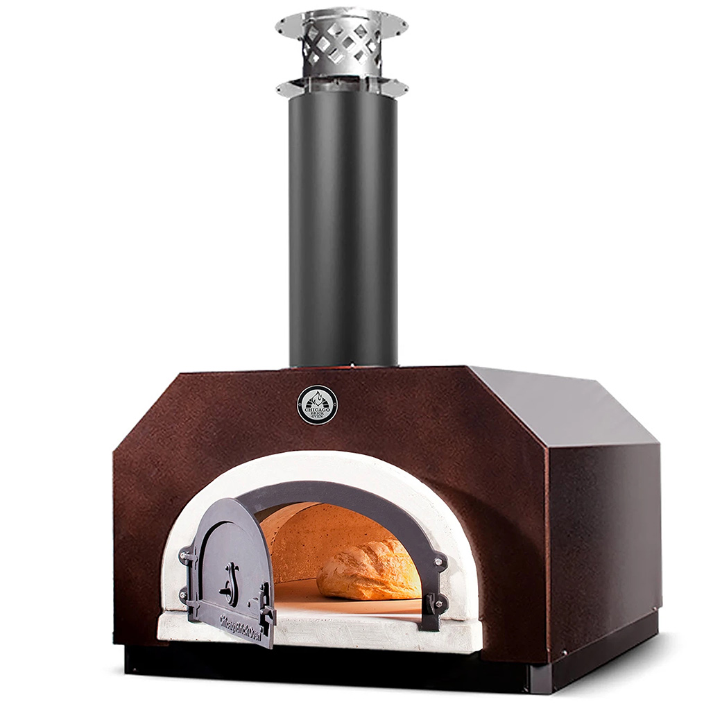 Chicago Brick Oven 500 Wood Fired Countertop Pizza Oven | Signature FlameRoll® generates high, even temperatures, allowing you to fire up anything including grilled meats, roasted vegetables, bubbling cheeses, flaky pizza crusts, and more.