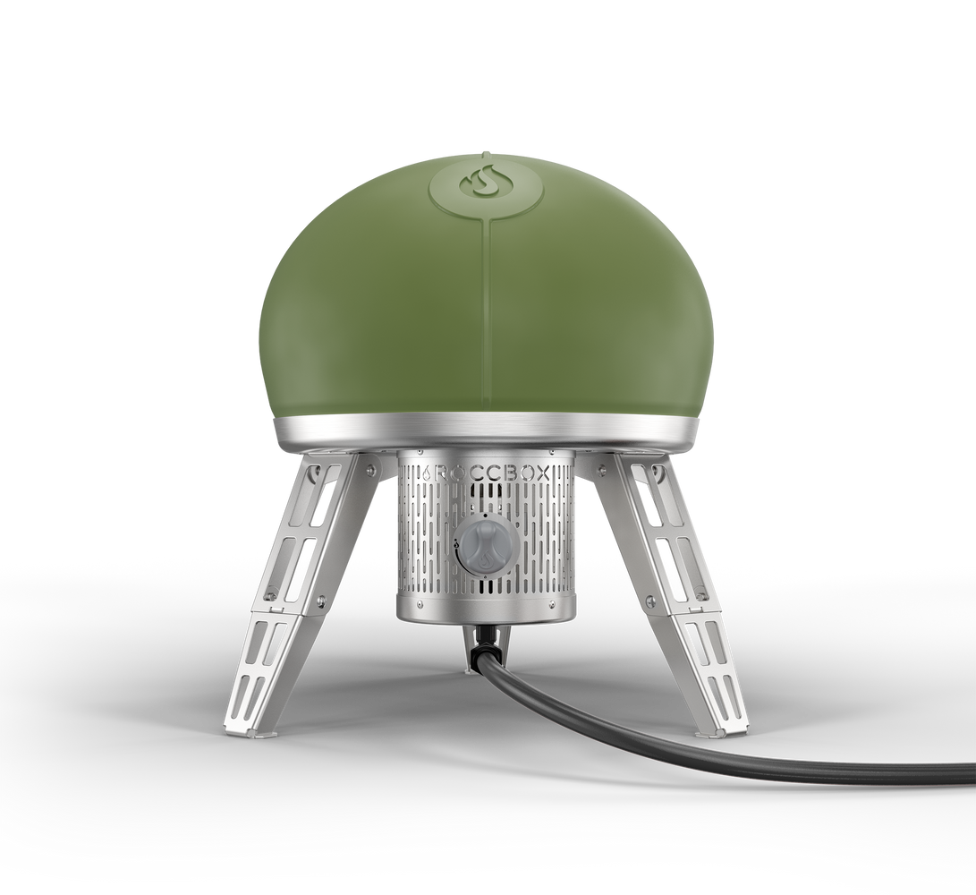 Gozney Roccbox Portable Gas Pizza Oven - Olive Back View
