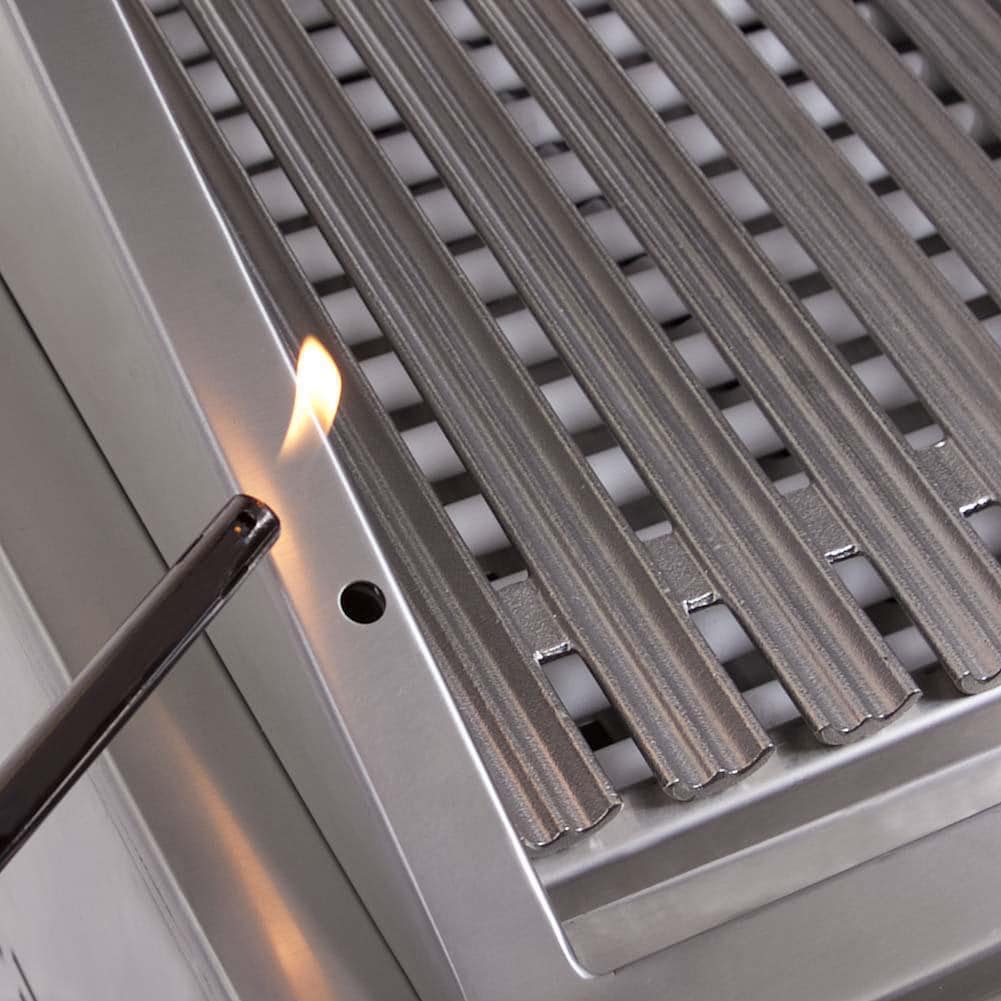 DCS 36" Series 9 Built-In Gas Grill | Enjoy smoky barbecue flavor with the ease of instant gas flame ignition.