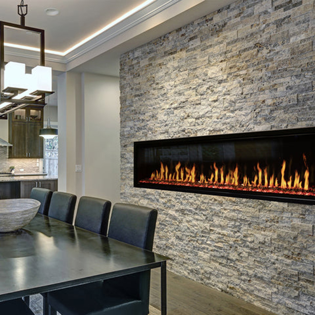 Modern Flames Orion Slim Series 100" Electric Fireplace | 5,000 BTU Heater