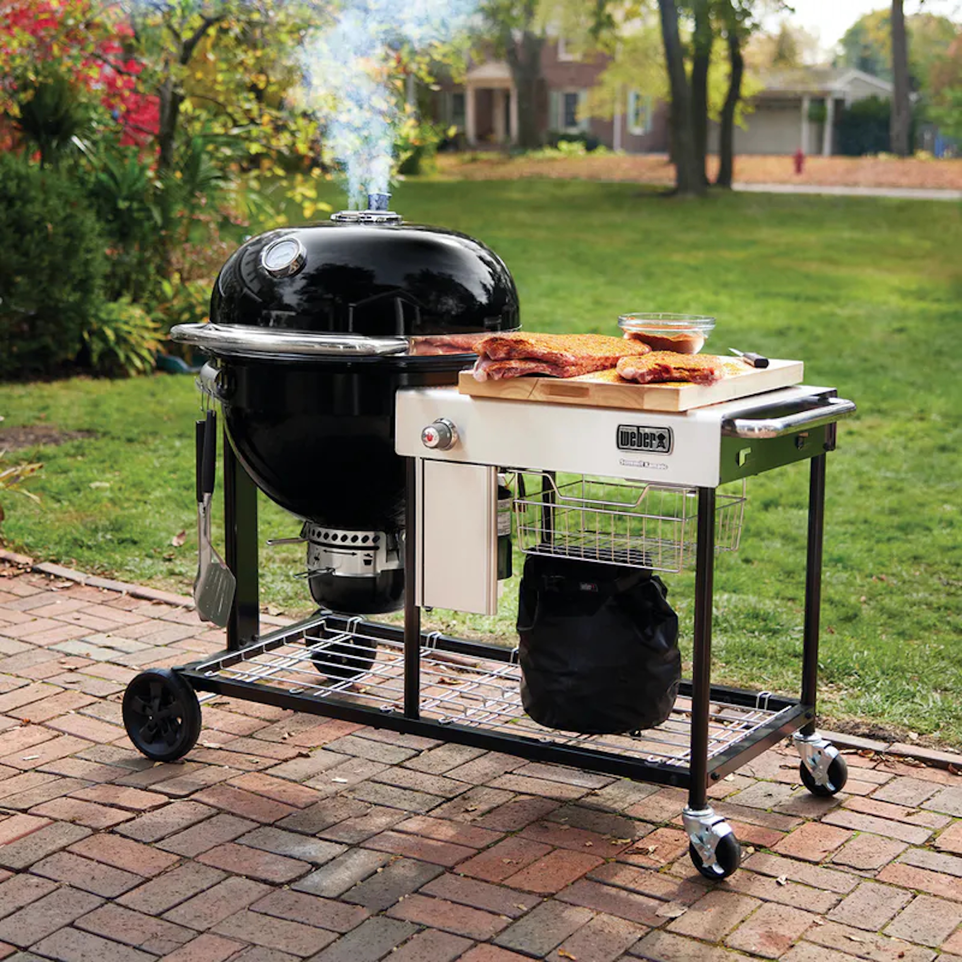Weber Summit S6 Charcoal Grill Center Embers Living