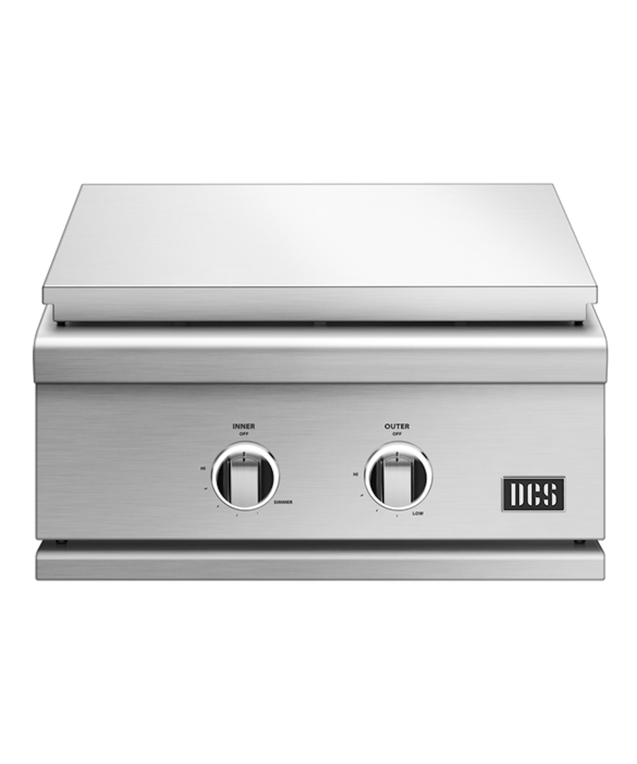 DCS 24" Built-In Gas Power Burner | Combines powerful heat with precise temperature control from 70,000 to 1,300 BTU giving you flexibility for everything from a rapid boil down to a gentle simmer