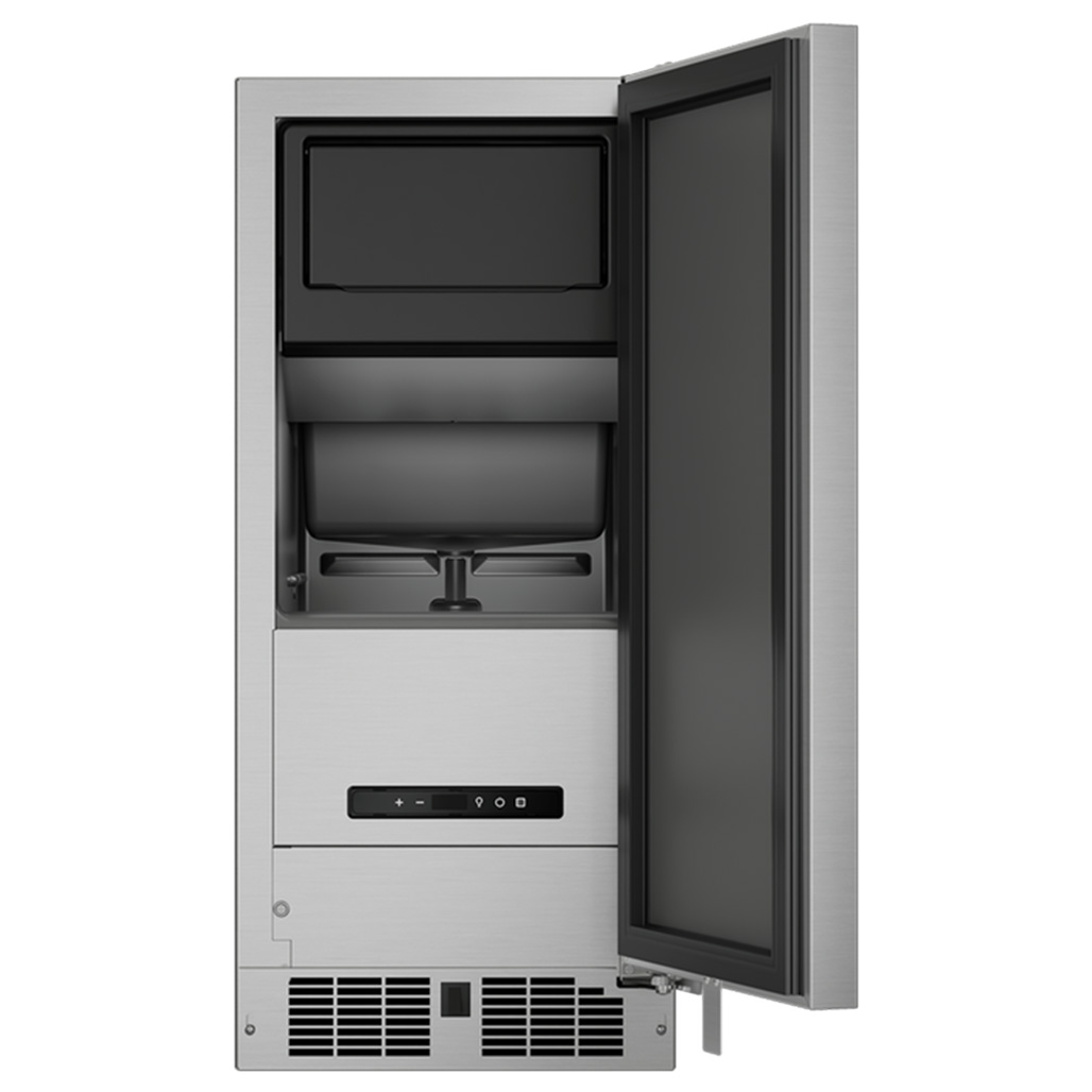 DCS 15" Outdoor Clear Ice Maker | Quiet operation with a sound-buffering ice deflector