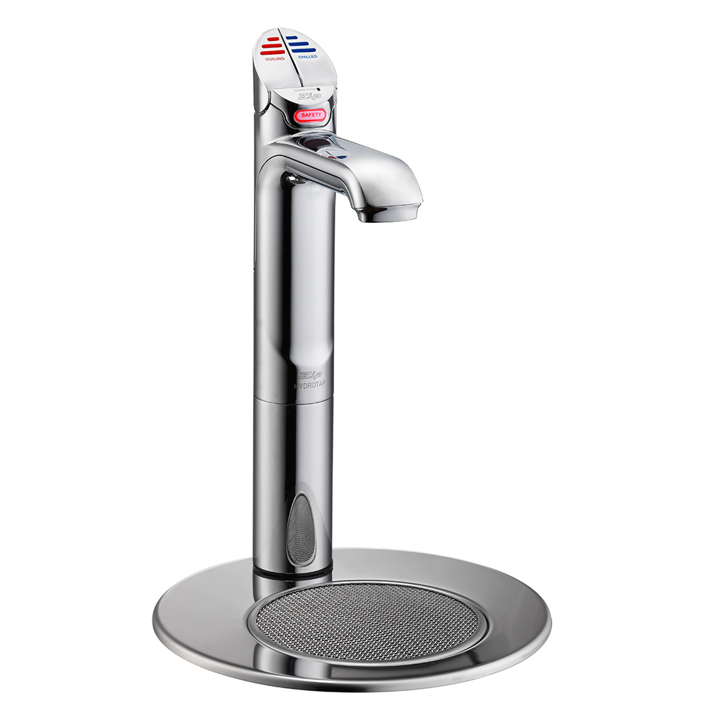 Zip Water HydroTap Classic Water System Kit | Chrome Finish Drip Tray