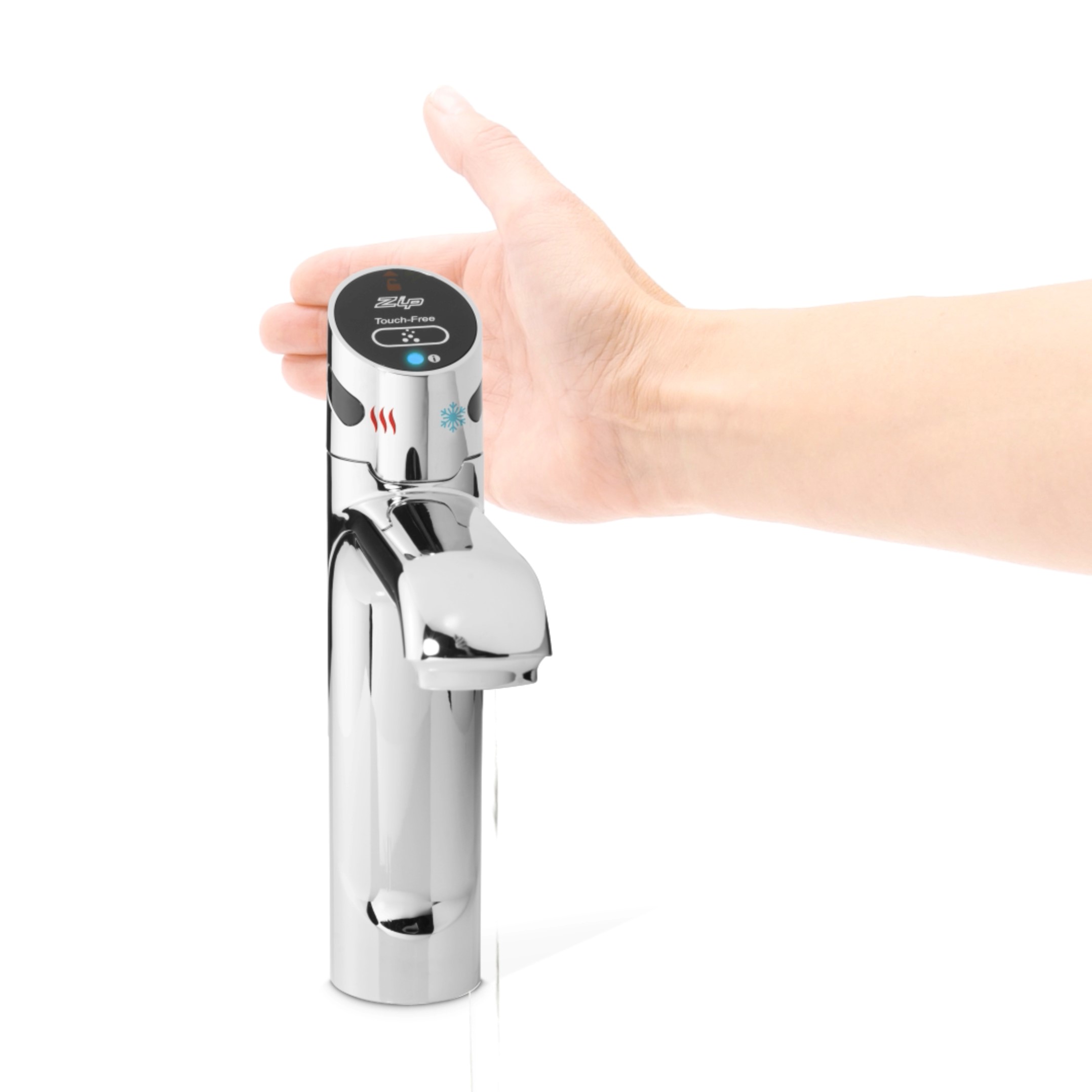 Zip Water HydroTap Touch Free Wave Water System Kit | Make the perfect cup of tea or pour yourself a thirst-quenching glass of chilled water with a HydroTap Touch-Free Wave BC and get on demand boiling, chilled water at home or at work