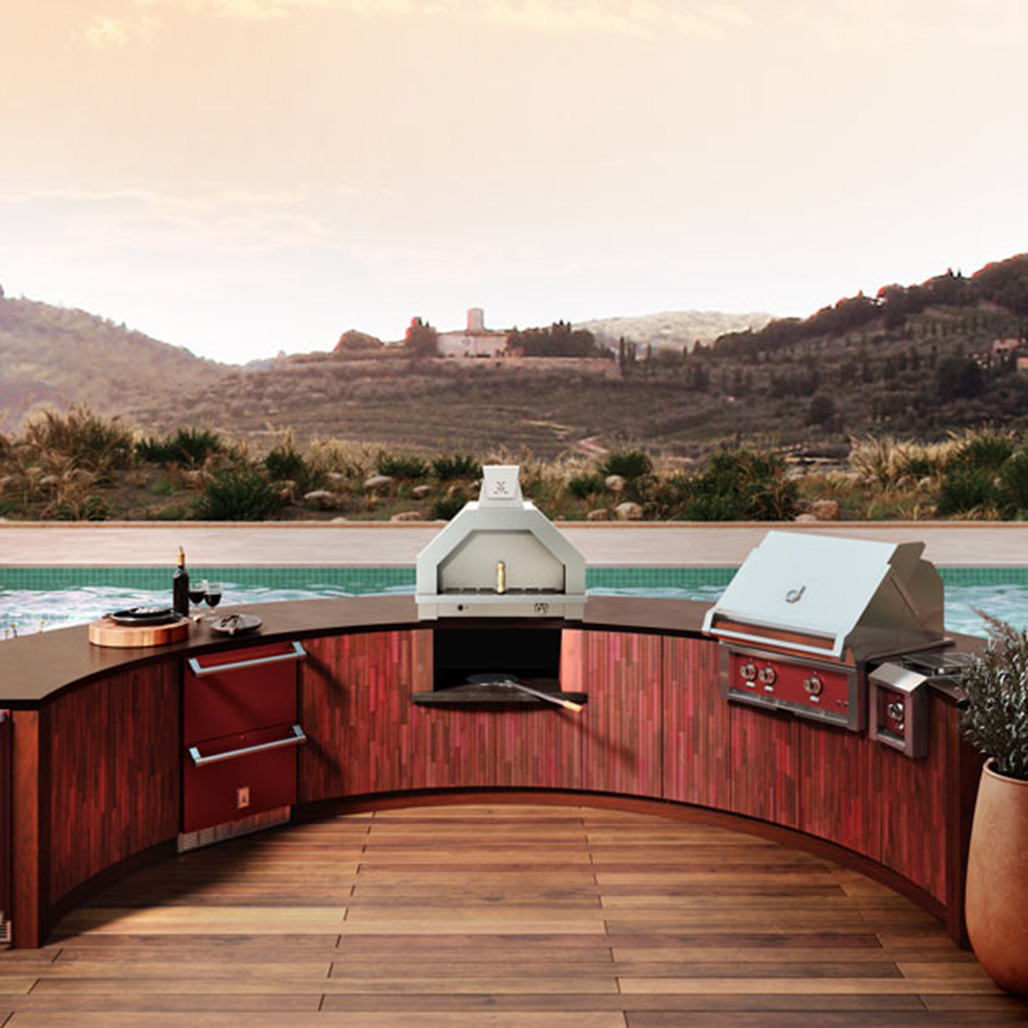 Hestan 33" Campania Pizza Oven | Heavy gauge stainless steel exterior and interior double walled body construction.