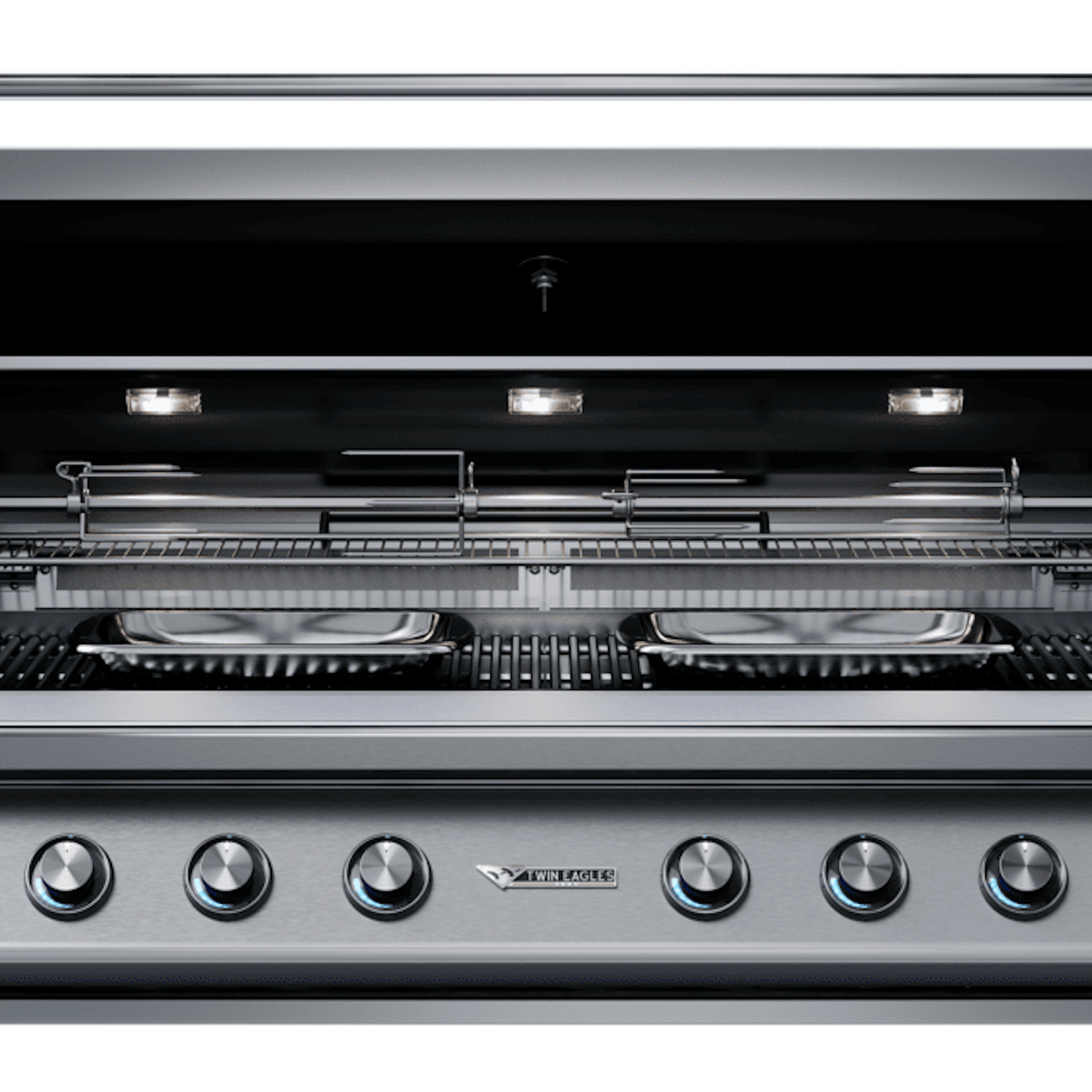 Twin Eagles 30" C Series Gas Grill | Concealed rotisserie motor provides consistent and uniform rotation of your meat (available without rotis)