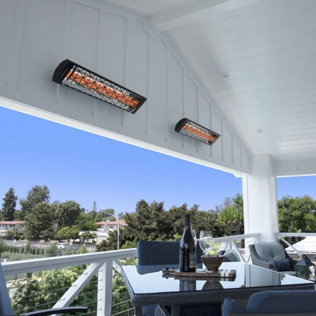 Infratech Motif CD Series 6000 Watt 61" Outdoor Electric Heater - Dual Element | Choose from a versatile range of options, to seamlessly blend into the design of your home or commercial property.