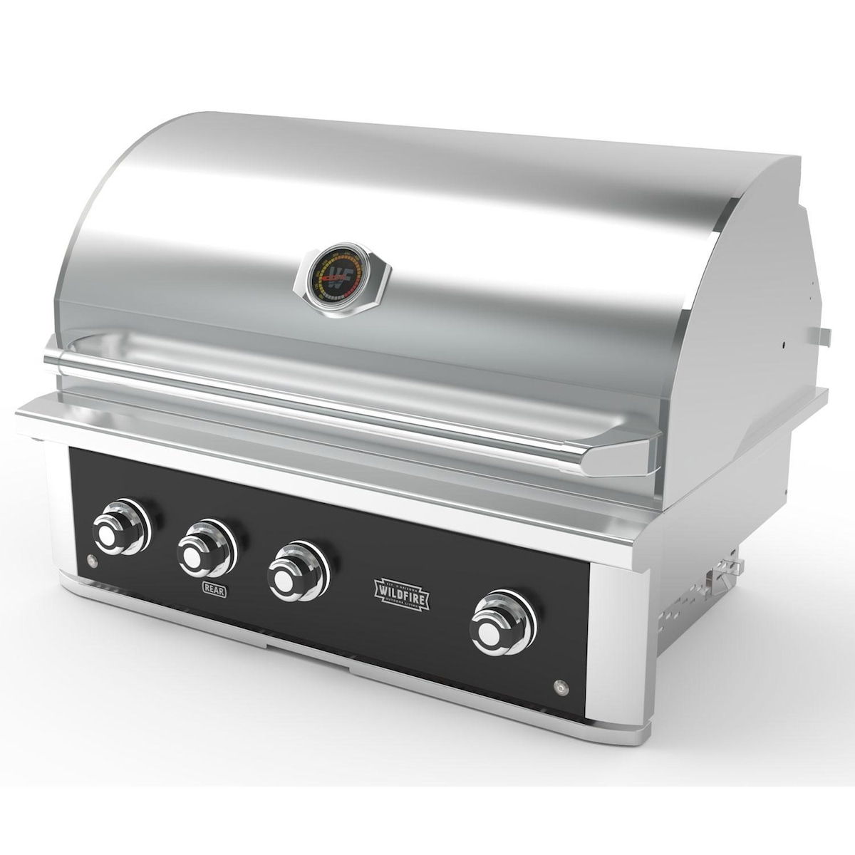 Wildfire Ranch Pro 36" Built-In Black Stainless Steel Gas Grill | 58,000 Total BTUS