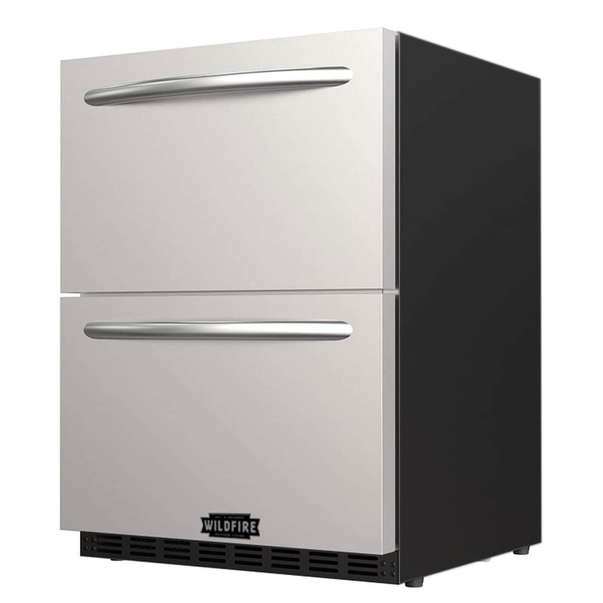 Wildfire 24" Built-In Dual Drawer Outdoor Refrigerator | Outdoor Rated