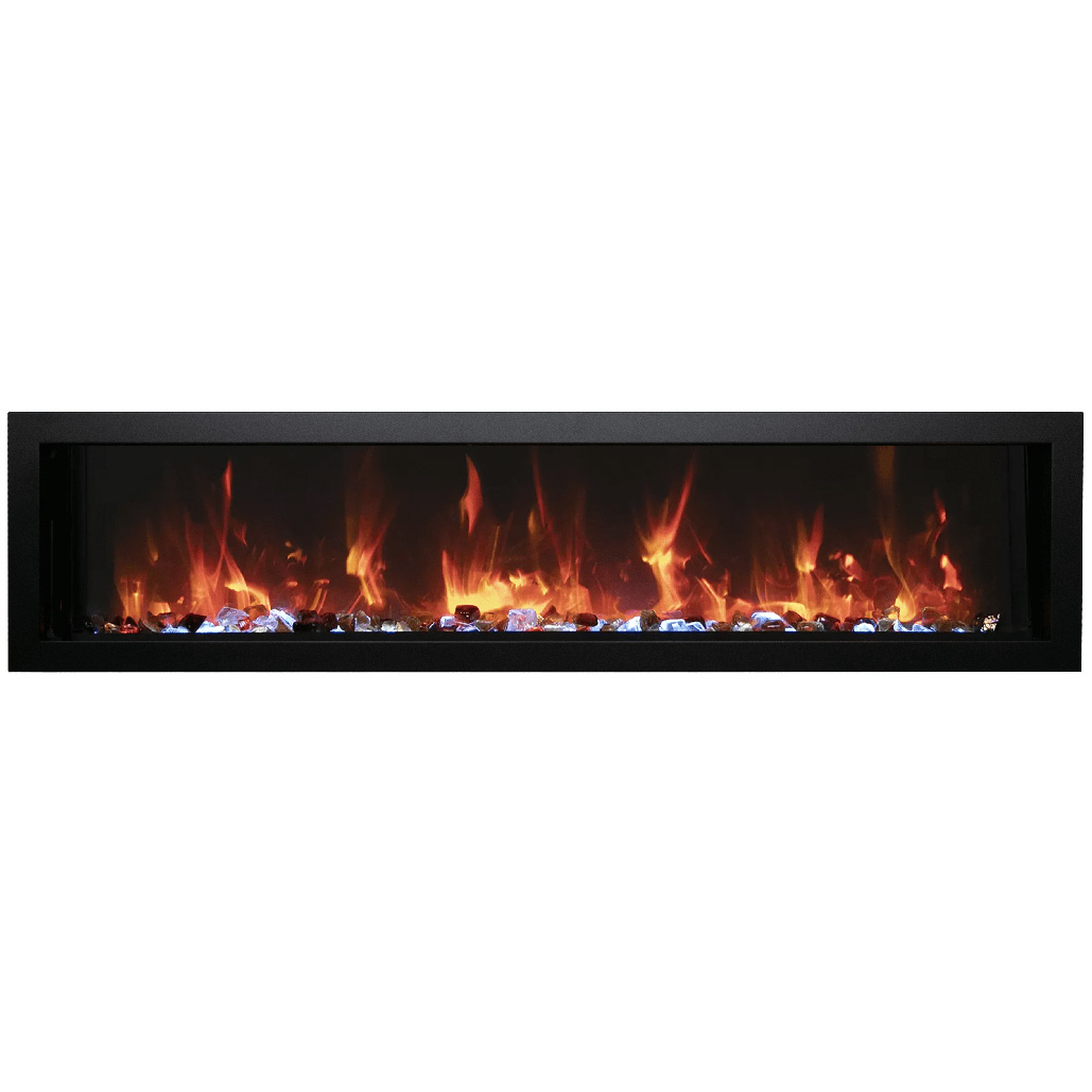 Amantii Symmetry Xtra Slim Smart Electric Fireplace | 50000 hours lifetime LED light source