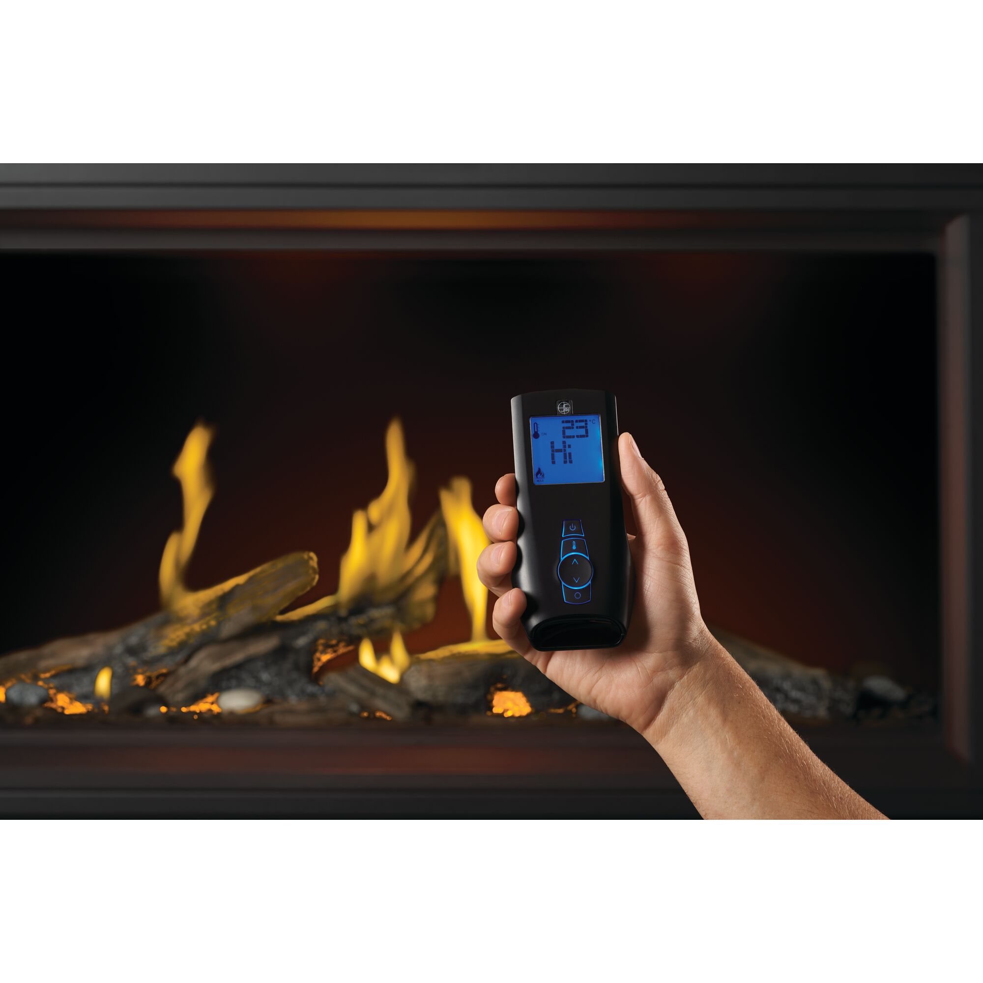 Napoleon 74" Tall Linear Vector Single Sided Direct Vent Gas Fireplace | Battery Back-Up Control System