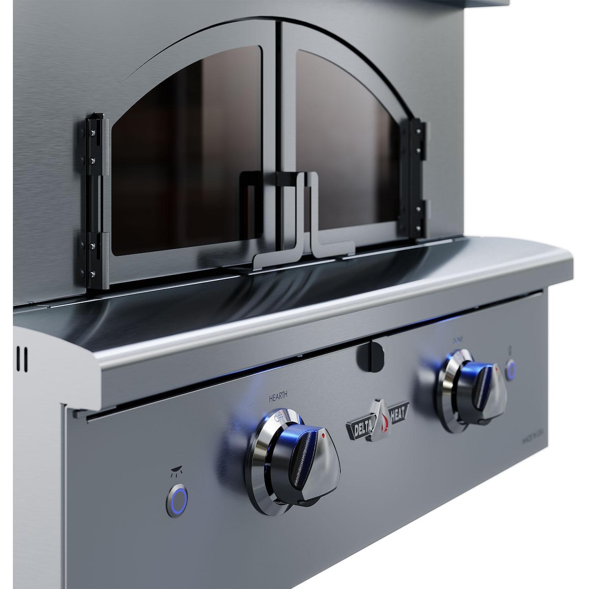 Delta Heat Dometic 30" Pizza Oven | Removable glass doors featuring Ceran glass